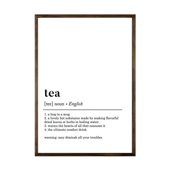 Plakatas 50x70 cm Tea - Wallity
