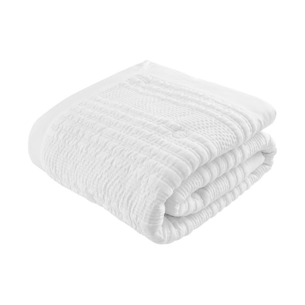 Baltas dygsniuotas užvalkalas dvigulei lovai 220x220 cm Lennon Stripe - Catherine Lansfield-image-2