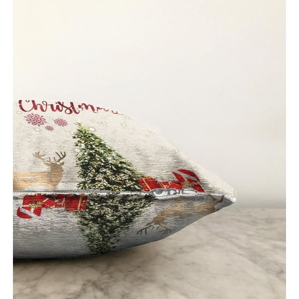 Dekoratyvinis pagalvės užvalkalas su Kalėdų motyvu 43x43 cm – Mila Home-image-1