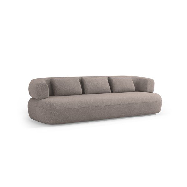 Šviesiai rudos spalvos sofa iš boucle 226 cm Jenny – Micadoni 