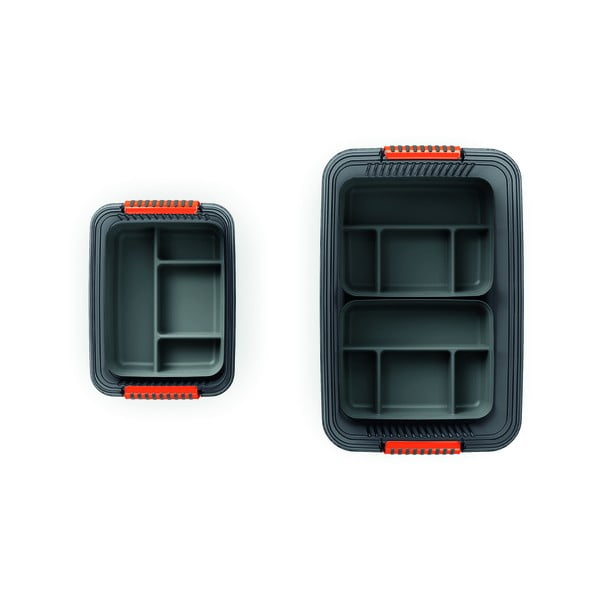 Iš plastiko daiktadėžės pertvara pilkos spalvos 31,5x24x7,5 cm K Latch Box – KIS-image-1
