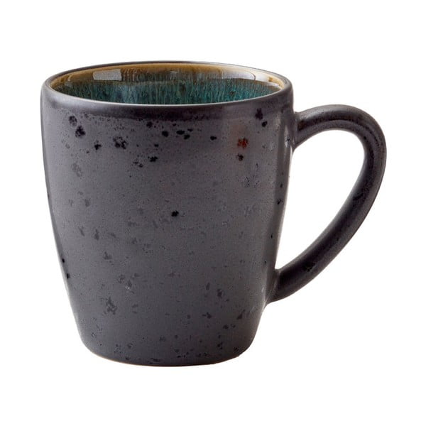 Juodos ir žalios spalvos keramikos puodelis "Bitz Mensa", 190 ml
