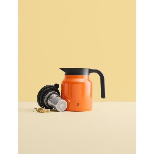 Oranžinės spalvos iš nerūdijančio plieno termosas 900 ml Therm-It – RIG-TIG-image-1