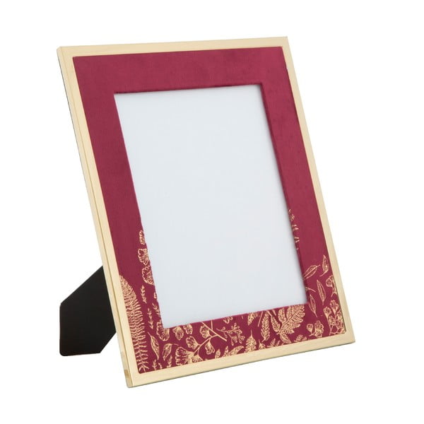 Mauro Ferretti Glam bordo raudonos spalvos stalo nuotraukų rėmelis, 20 x 25 cm