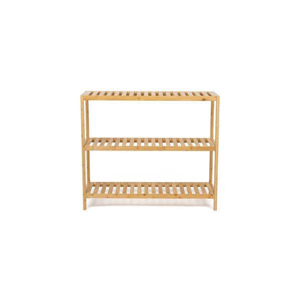 Natūralios spalvos iš bambuko vonios lentyna 69x60 cm Skaren – Bonami Essentials-image-2