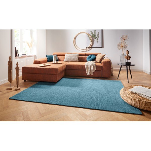 Tamsiai mėlynas kilimas Mint Rugs Supersoft, 80 x 150 cm-image-1