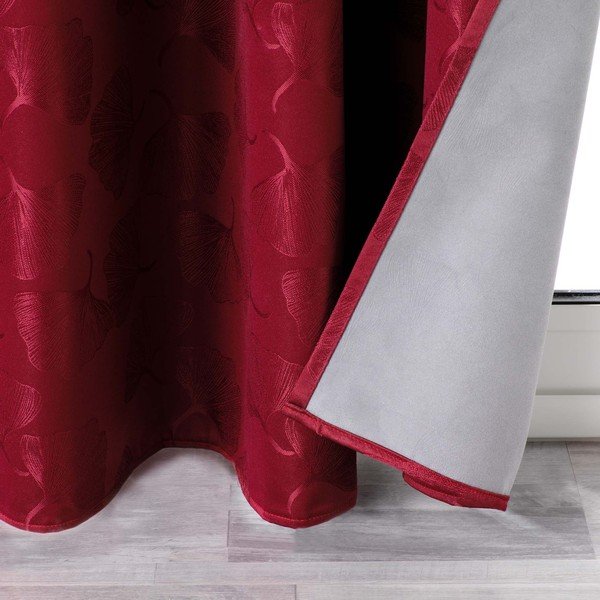 Visiškai užtemdo užuolaida bordo spalvos 140x260 cm Lunella – douceur d'intérieur-image-3