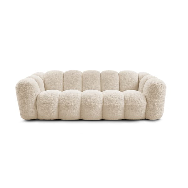 Smėlio spalvos iš boucle sofa 232 cm Hippolyte – Bobochic Paris
