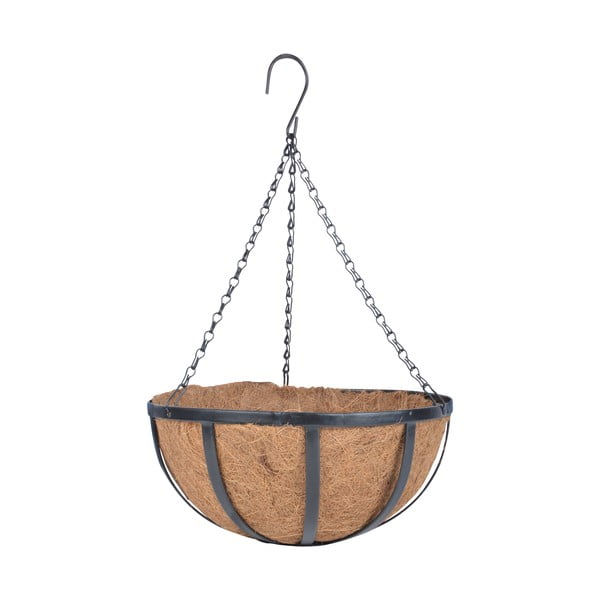 Pakabinamas krepšys su kokoso pluoštu Esschert Design Gordes, ⌀ 35,5 cm