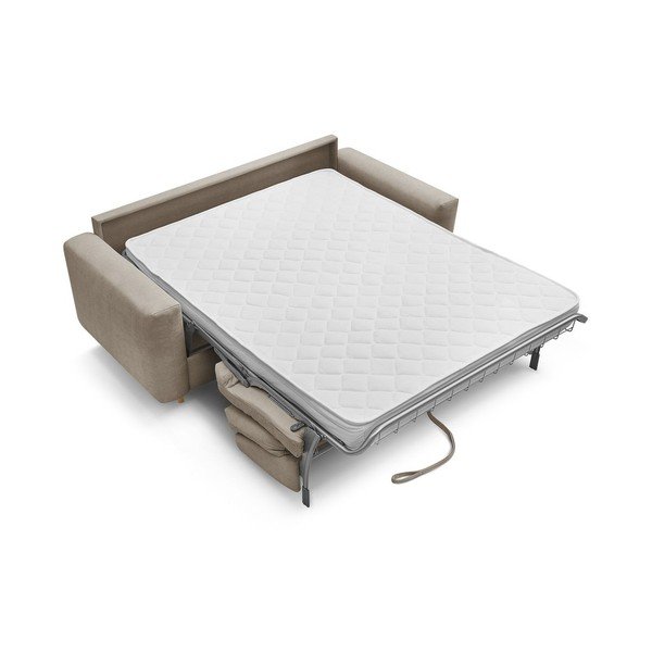 Taupe spalvos sofa miegojimui/sulankstoma 220 cm Cocoone – Bobochic Paris-image-3