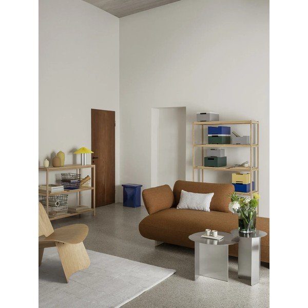 Natūralios spalvos pastatoma lentyna iš ąžuolo 105x170x40 cm Sukoya – Blomus-image-1