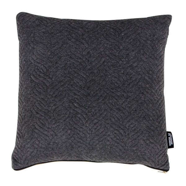 Tamsiai pilka medvilnės mišinio pagalvėlė House Nordic Ferrel, 45 x 45 cm