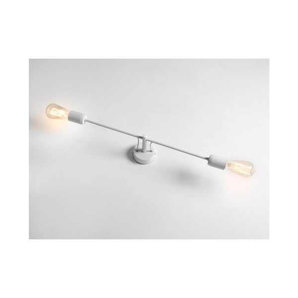 Baltas sieninis šviestuvas su 2 lemputėmis "Custom Form Twigo", plotis 60 cm-image-2
