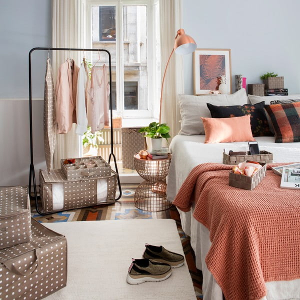 Smėlio spalvos suknelės dėklas Compactor Dots, 137 cm-image-3