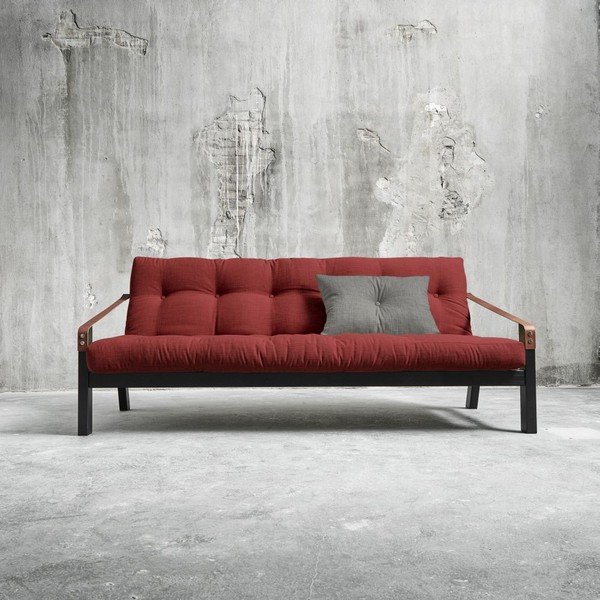 Sofa-lova "Karup Poetry" juoda / aistros raudona / granito pilka-image-2