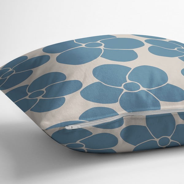 Dekoratyvinis pagalvės užvalkalas 43x43 cm Blue Meadow – Mila Home-image-2