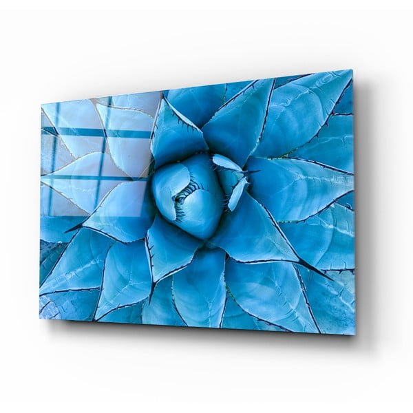 Paveikslas ant stiklo Insigne Micro Flower, 72 x 46 cm