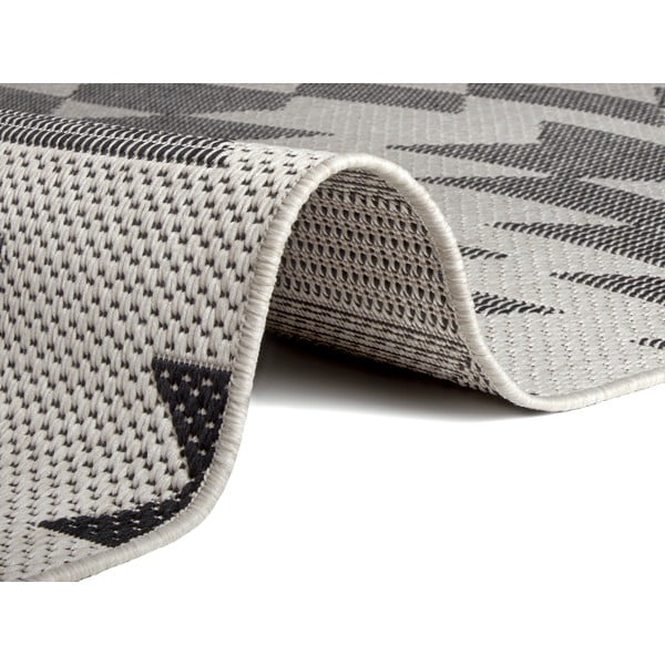 Juodai baltas lauko kilimas Ragami Geo, 200 x 290 cm-image-1