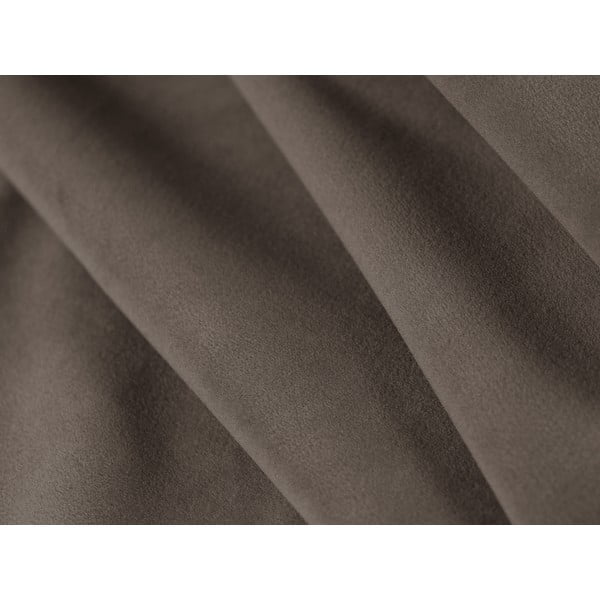 Iš velveto taburetė rudos spalvos Torino – Micadoni -image-2
