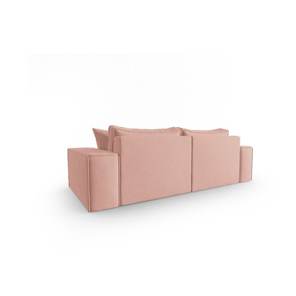 Sofa rožinės spalvos 212 cm Mike – Micadoni Home-image-3