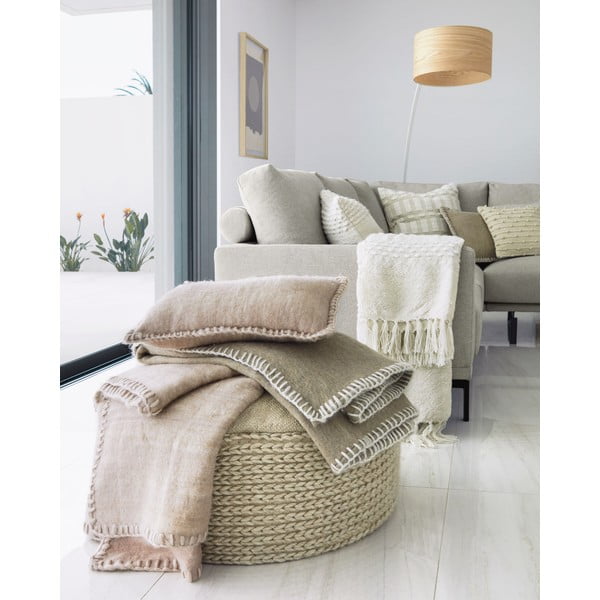 Iš vilnos mišinio dekoratyvinis pagalvės užvalkalas 30x50 cm Augustina – Kave Home-image-4