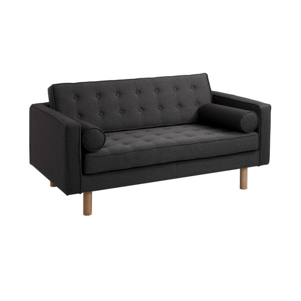 Antracito pilkos spalvos dvivietė sofa Individualizuotos formos tema