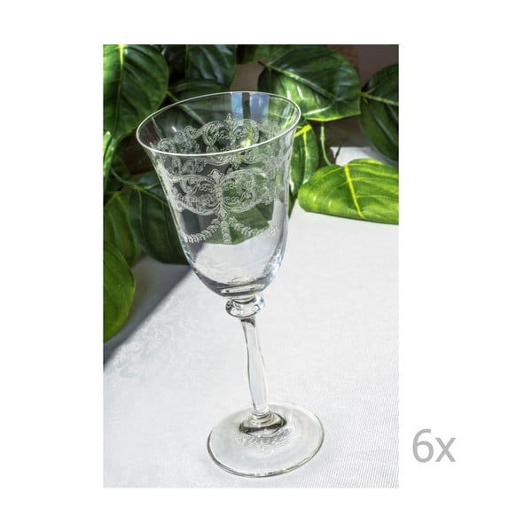 6 "Floros" stiklinių rinkinys, 250 ml