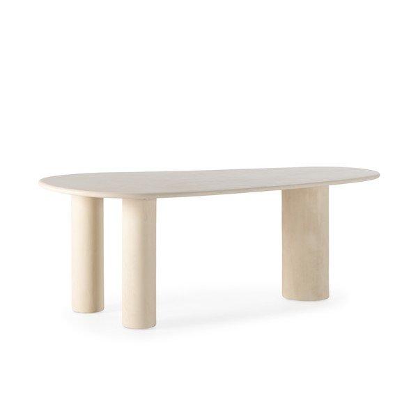 Valgomojo stalas su akmens dekoru 100x201 cm Daila – MOME