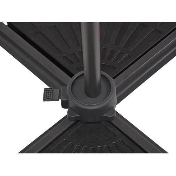 Skėtis nuo saulės pilkos spalvos 300x300 cm Deluxe – Garden Pleasure-image-3
