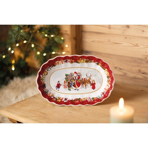 Porcelianinė lėkštė su kalėdiniu motyvu Villeroy & Boch, 30 x 19,8 cm-image-1