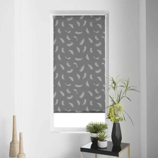 Roletai iš tekstilės pilkos spalvos 90x180 cm Envolea – douceur d'intérieur