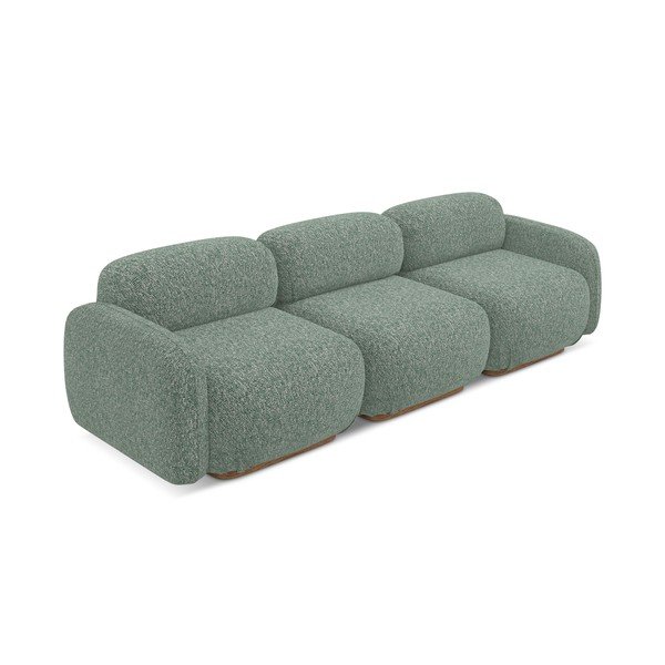 Šviesiai žalios spalvos sofa 270 cm Ailani – Makamii-image-2
