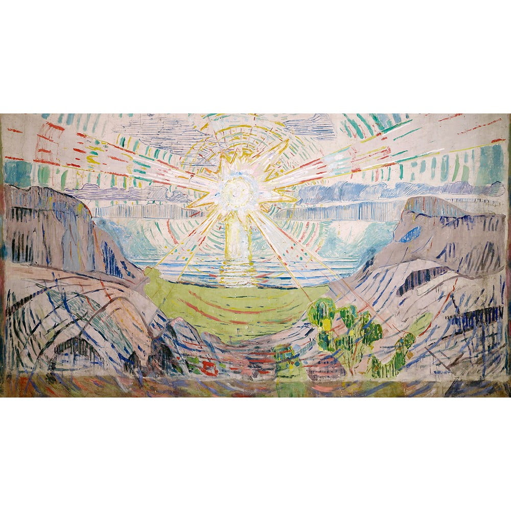 Edvard Munch reprodukcija The Sun, 70 x 40 cm