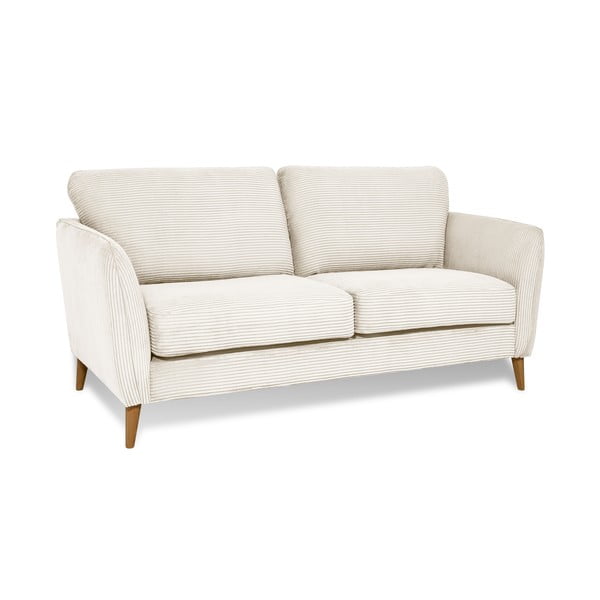 Iš kordinio velveto sofa baltos spalvos 170 cm Paris – Scandic-image-2