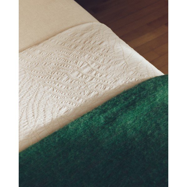 Dramblio kaulo spalvos iš žakardo lovatiesė 240x260 cm Zenti – Kave Home-image-1