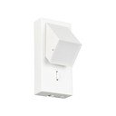 Sieninė lempa baltos spalvos LED Raglan – Trio