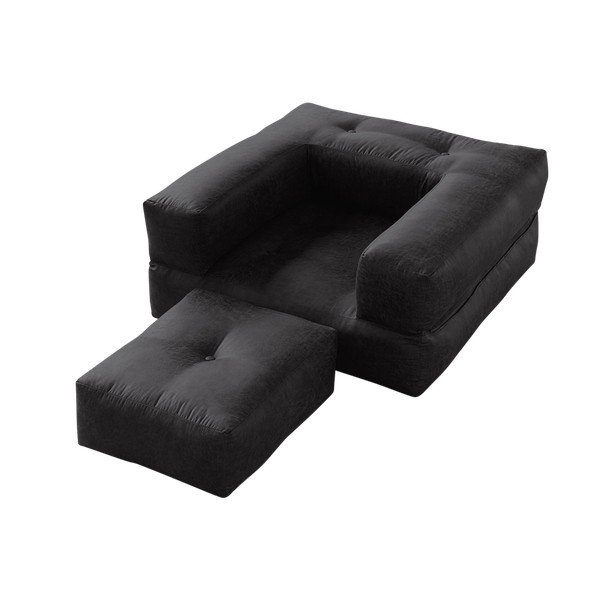 Kintamas fotelis "Karup Cube Poly Black-image-1