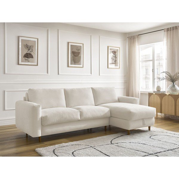Smėlio spalvos kampinė sofa Nouveau Cocoone – Bobochic Paris-image-1