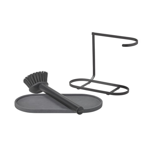 Pilkos spalvos iš betono stovas skalbimo reikmenims Dhuva – Blomus-image-2