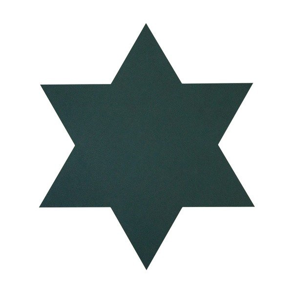 Iš eko odos padėkliukas 34,5x34,5 cm Star Nupo – LIND DNA