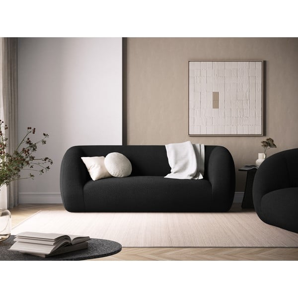 Sofa iš boucle tamsiai pilkos spalvos 210 cm Essen – Cosmopolitan Design-image-1