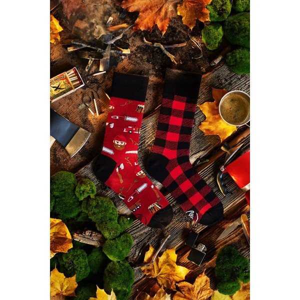Many Mornings Lumberjack Life kojinės, 35-38 dydis-image-1