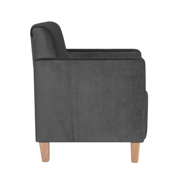 Antracito spalvos fotelis "Max Winzer Milla Velvet-image-2