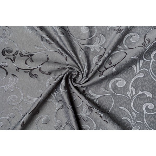 Iš žakardo užuolaida pilkos spalvos 210x245 cm Glory – Mendola Fabrics-image-2
