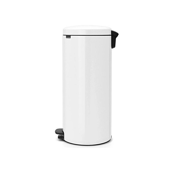 Baltos spalvos iš plieno šiukšliadėžė su pedalu 30 l NewIcon – Brabantia-image-4