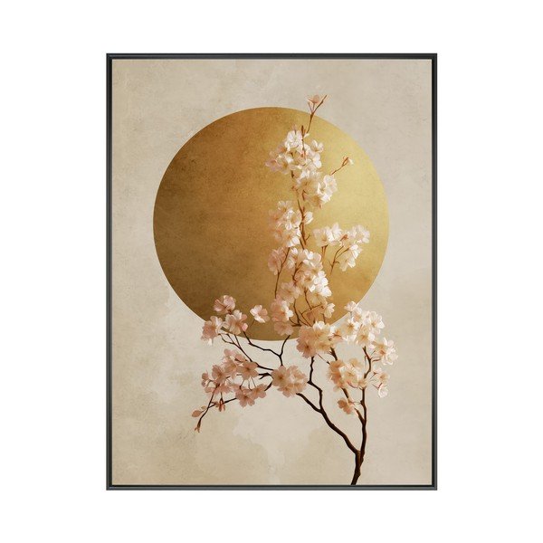 Spausdintas paveikslas su rėmeliu 60x80 cm Cherry Blossoms – Styler