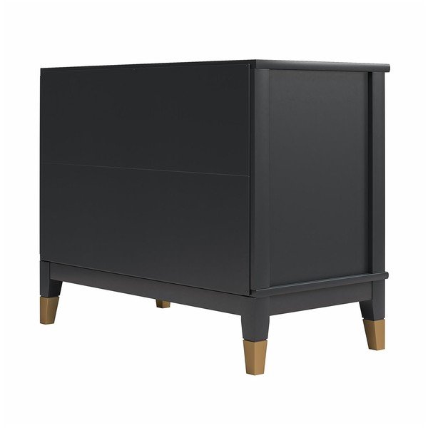 Naktinis staliukas juodos spalvos Westerleigh – CosmoLiving by Cosmopolitan-image-3