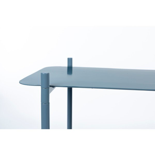 Iš metalo pastatoma lentyna šviesiai mėlynos spalvos 100x62 cm River – Zuiver-image-2