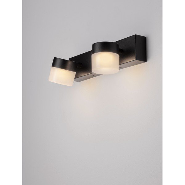 Matinės juodos spalvos iš aliuminio sieninė lempa LED Teko – Nova Luce-image-2
