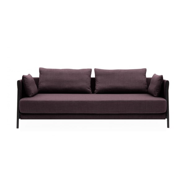Tamsiai violetinė sofa-lova Softline Madison